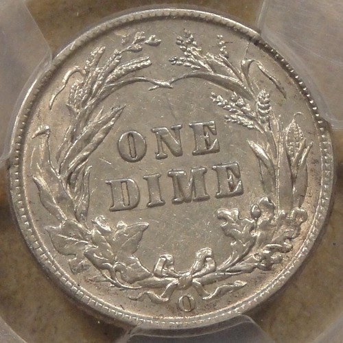 1903-O Barber Dime 10c PCGS Certified AU55 - Picture 2 of 4