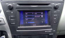 12-14 TOYOTA PRIUS V SERIES Radio Navig Unit AM-FM CD GPS FACE ID# 57011 GENUINE