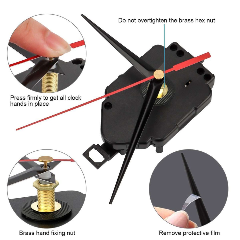 DIY Quartz Wall Clock Pendulum Swing Movement Mechanism Kit Chime ...