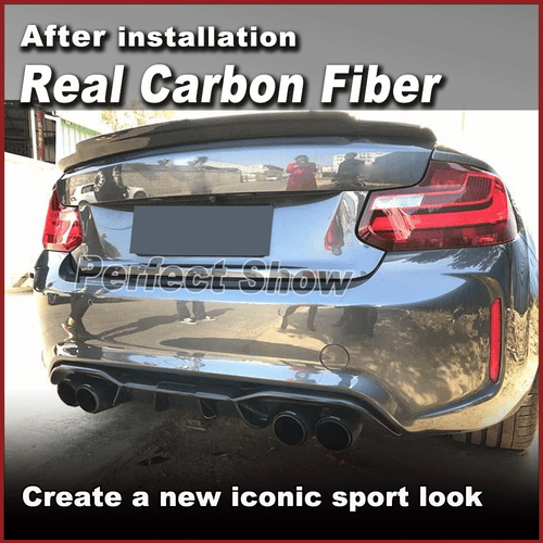 Adecuado para BMW F87 M2 Coupe 2016-2020 difusor trasero de carbono difusor tracción trasera - Imagen 2 de 10