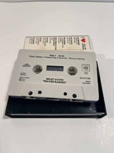 MILES DAVIS - Water Babies Cassette CBS 49-21136 Herbie Hancock - Picture 3 of 4
