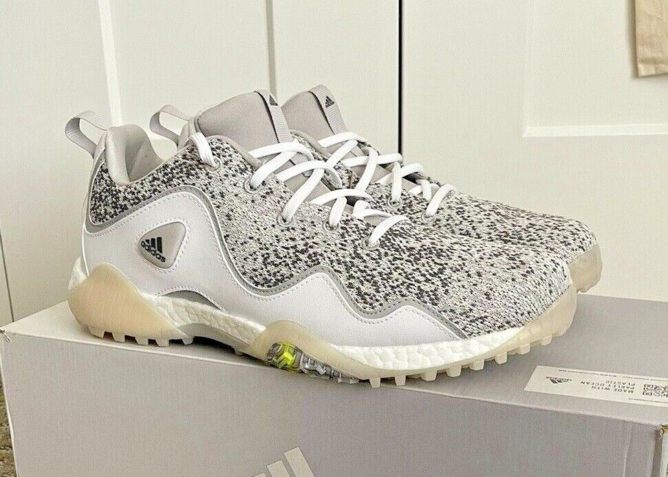 Adidas CodeChaos 21 Boost $150 Golf Shoes Spikeless Gray White FW5613  Primeblue