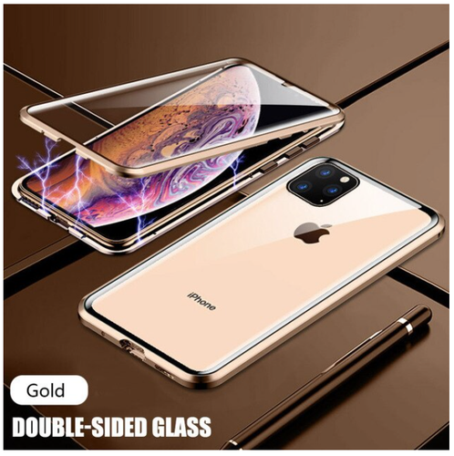 360 Full Protection Magnetic Coque Cover Case For Iphone 16 Pro Max 15 14 13 12 - Photo 15 sur 19