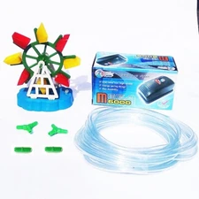 Air Pump Aquarium Fish Tank Oxygen Adjustable Windmill Air Line Tube Head Valves