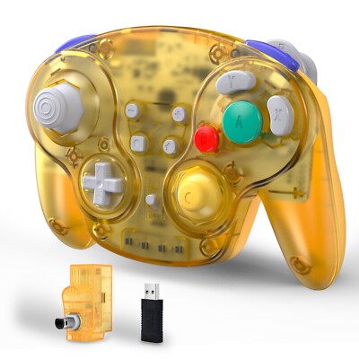 2.4GHZ Wireless NGC Switch Controller for Gamecube/ Windows PC/Mac/ Raspberry Pi