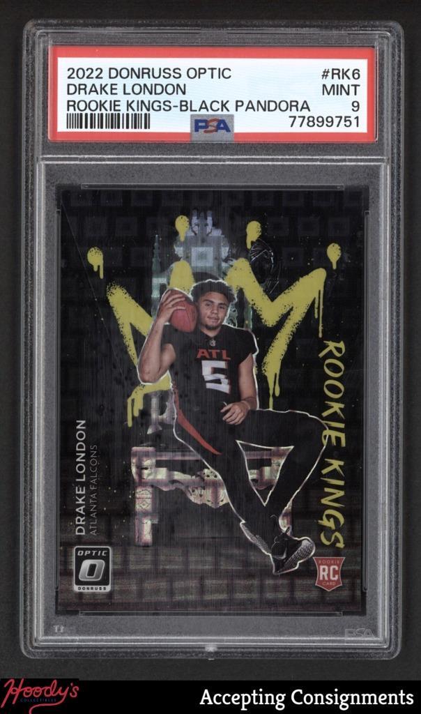 Drake London Panini Donruss Optic Rookie Kings #RK6 Black Pandora