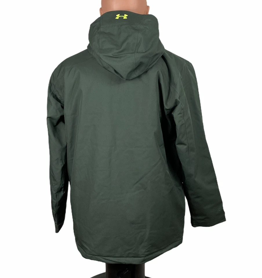 Chaqueta para hombre Under Armour Coldgear Storm abrigo de invierno aislado verde 1280813 310 Foto 3 de 4
