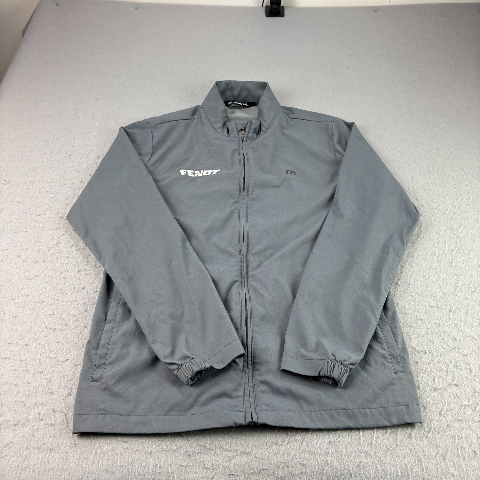 Travis Mathew Jacket Men Medium Gray Surfside Ful… - image 1