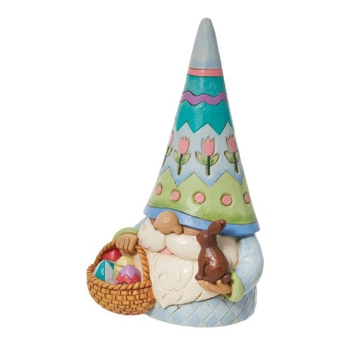 Jim Shore Heartwood Creek Easter Gnome With Chocolate Bunny Figurine 6012586 - Picture 3 of 5