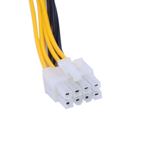 ATX 4-Pin Male To 8-Pin Female CPU Board Power Supply Converter Adapter Cable - Picture 7 of 8