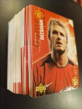 2003 UD UPPER DECK MANCHESTER UNITED MINI PLAYMAKERS 100 CARD SET DAVID BECKHAM 