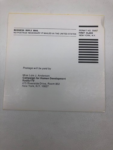 Campaign For Human Development Spring Release 1975 5” Reel To Reel Tape - Picture 6 of 6