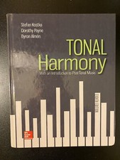 Tonal Harmony With An Introduction To Post-Tonal Music 8th Edition (Pre-Owned)