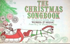 THE CHRISTMAS SONGBOOK Your favorite holiday Music Sheet  Smucker Co. 1974 PB 