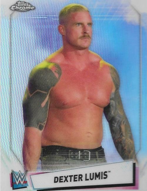 Dexter Lumis 2021 WWE Topps Chrome Refractor #81