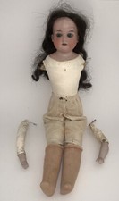 Antique Armand Marseille German Doll 370 A.M. ODEP TLC READ Bisque Leather 19”