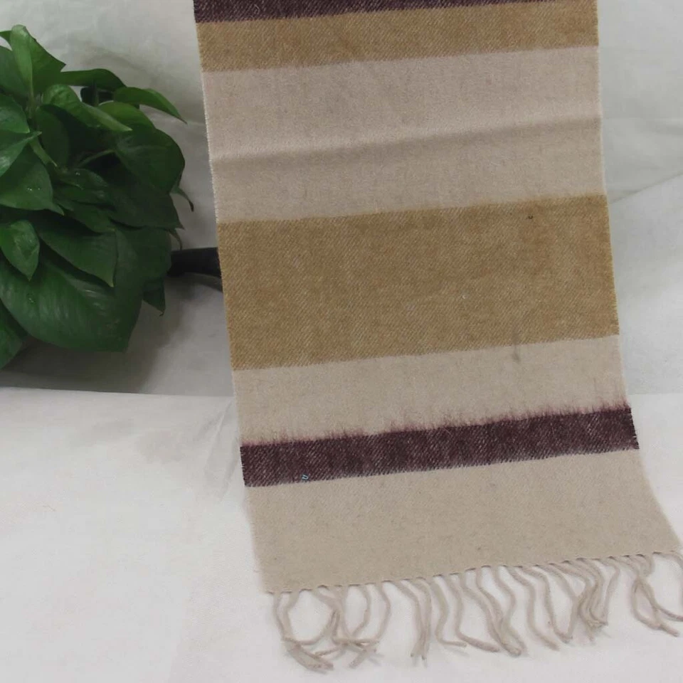 Sale New Vintage Mans Cashmere Wool Warm Striped Scarves Scarf GIFT 096 - Image 2 of 4