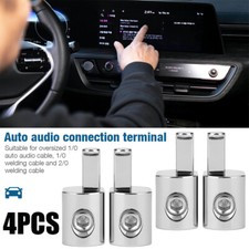4PCS 1/0 Gauge To 4 Gauge Pin AWG Power Wire Reducer Car Audio Amp Terminal