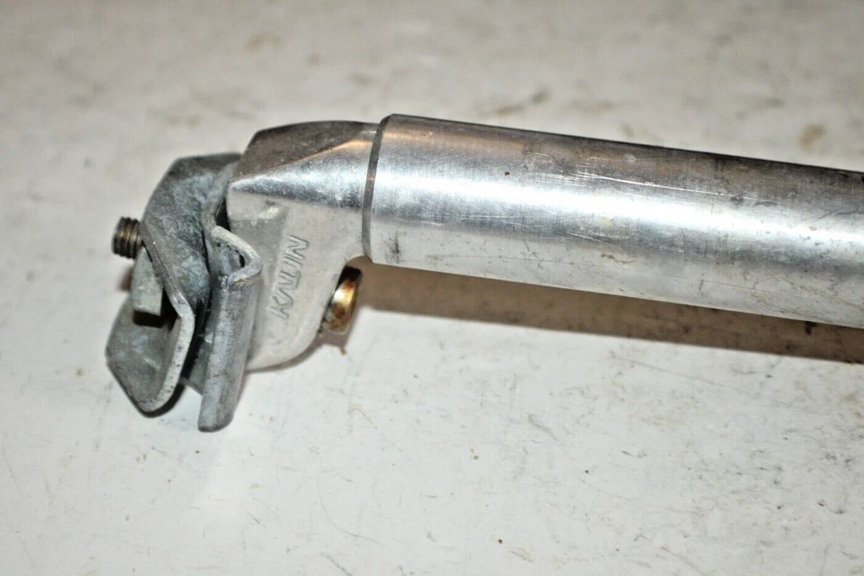 Tubo de asiento de tija de sillín Kalin 300/26 mm 20 mm desplazado plateado MTB turismo carretera remitente de EE. UU. Foto 2 de 4