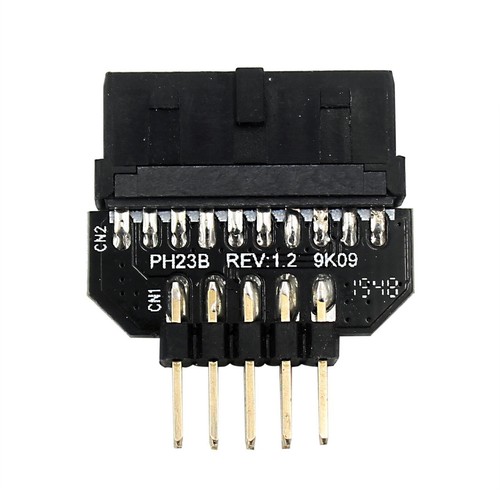 New Panel Plug Connector USB3.0 19-pin To USB2.0 9-Pin Adapter For Motherboard