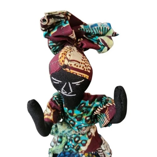 Afrikanische Volkskunst Puppe Handarbeit Spielzeug Afrika Senegal - Bild 13 von 15