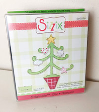 Sizzix Originals Die Decorated Christmas Tree Shape Model 655536 Small 4.5 Inch