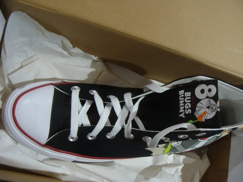 Zapatos para hombre Converse x Bugs Bunny Looney Tunes HI 169225F talla 8,5, 9, 10,5 - Imagen 2 de 6
