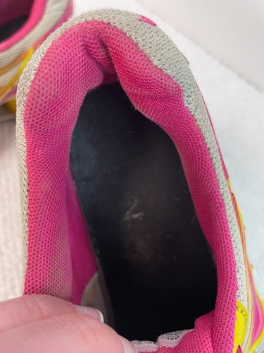 Nike Shox Turbo+ VI ID Womens 7.5 Running Shoes Pink Yellow Sneakers 326907-993 - Picture 5 of 11
