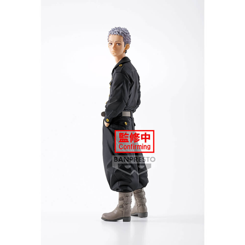 Figurine de collection Tokyo Revengers Takashi Mitsuya Banpresto aux détails sculptés