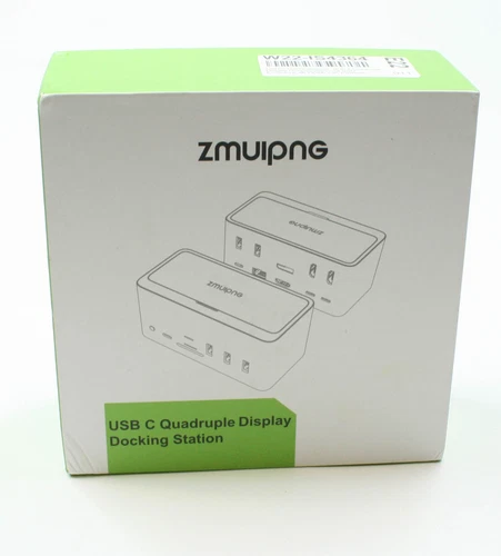 Zmuipng USB C Station 18 IN 1 Quadruple SSD Enceinte 4K HDMI Dp Ethernet