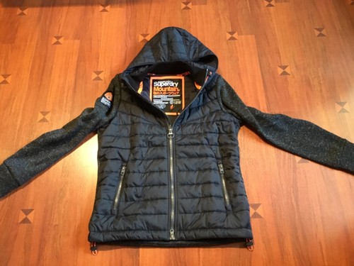 Superdry Herren Jacke Mountain Storm Hybrid XXL Neu Fuji Sport 2XL Schwarz. - Bild 8 von 8