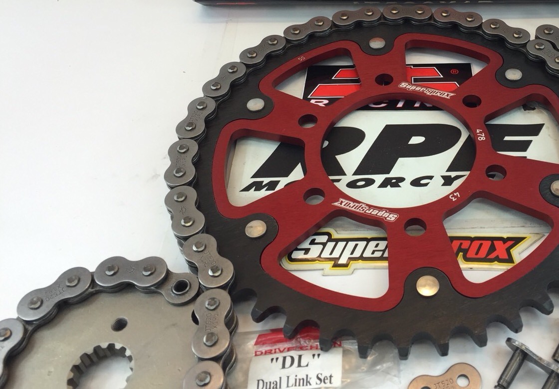 ZX10R '16-20 ZX-10R Red Supersprox JT Quick Acceleration Chain and