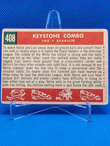1959 KEYSTONE COMBO VOLPE E APARICIO BELLO 408 - Foto 2 di 2