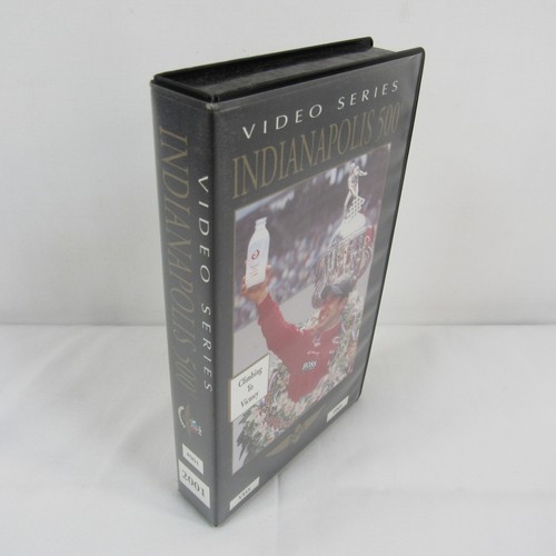 2001 Indianapolis 500 Race VHS Video Tape Hélio Castroneves Penske Racing - Picture 7 of 7