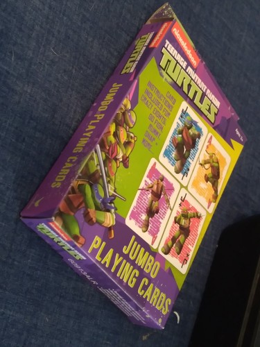 Teenage Mutant Ninja Turtles Jumbo Playing Cards Nickelodeon Donatello Leonardo - Picture 5 of 5