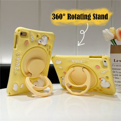 Rotate Stand Duck Tablet Case For iPad 5 6 7 8 Air Mini Pro 9.7" 10.2" 10.9" - Picture 2 of 16
