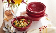 Princess House Pavillion Berry Soup Bowls 6618 New