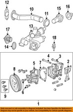 CHRYSLER OEM 07-20 200 Cooling Water Pump-Inlet Tube 4884697AB