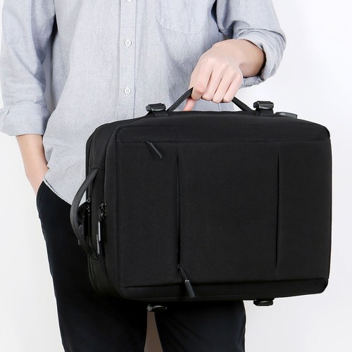Hombres 16" Mochila Laptop Bolsa para Libros Escuela Exterior Bolsa de Viaje con Puerto de Carga USB - Imagen 22 de 41