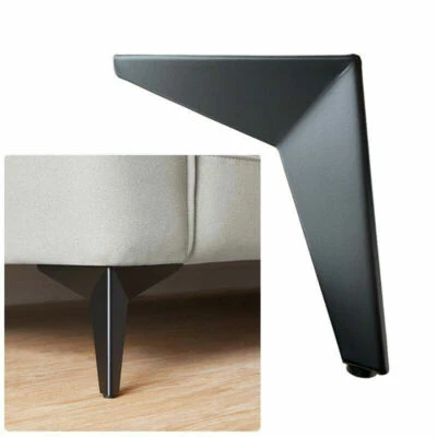 EMAGGIC 4x Metal Furniture Legs Feet Replacement Leg Table Stool Sofa Cabinet Chair 13cm