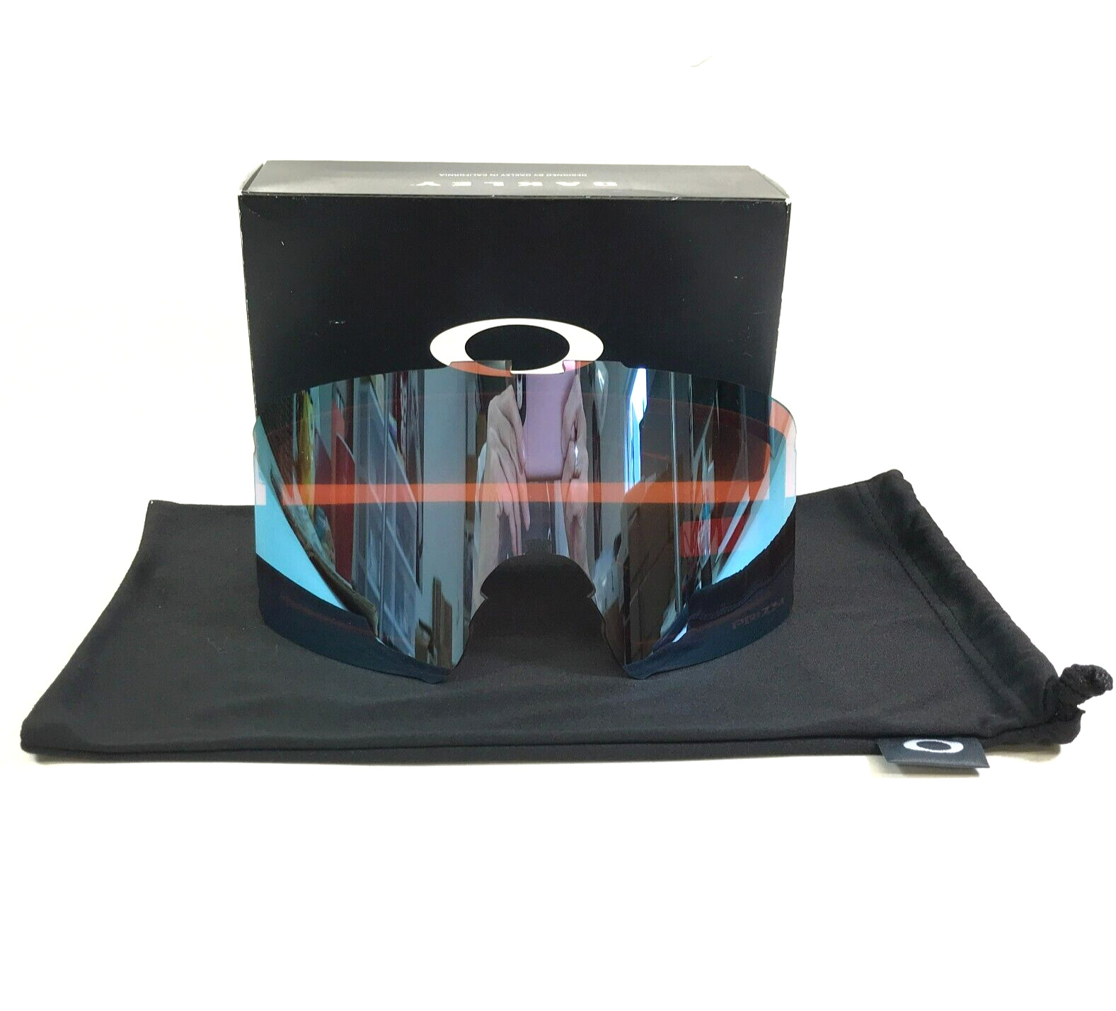 Замена сапфировых линз Oakley OO7093 Line Miner XM Prizm Sapphire Iridescent Snow