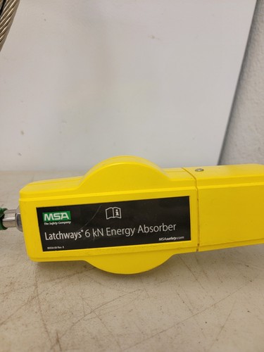 MSA Latchways Vertical Coil Energy Absorber 85535-00, Ladder Lifeline 31902-00 - Picture 11 of 19