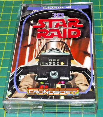 Sinclair ZX81 16K Kassettenspiel - 3D Star Raid - Bronosoft NEU 2025 RELEASE