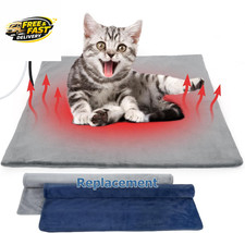 Cat Heating Pad Outdoor, Heated Cat Bed for Dogs, Indoor Warming Electric Pet