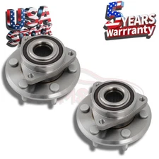 Set (2) Front Wheel Bearing and Hub For GMC ACADIA 2007 2008 2009 2010 2011-2016