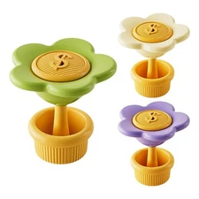 Toilet Push Button Flush Replacement Flower Shape Water Tank Flush Assist Tool