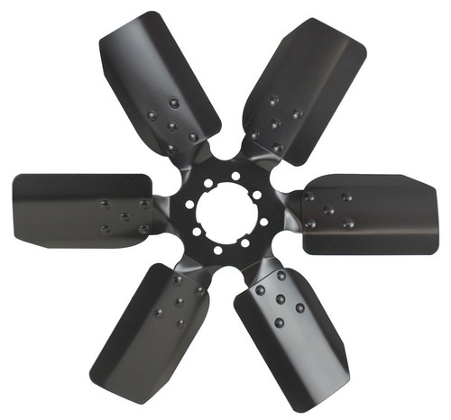 Ventilador de refrigeración del motor Derale 17118; ventilador de embrague 6 aspas mecánico 18.000 pulgadas Rígido - Imagen 2 de 5