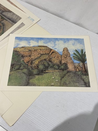 Set di 12 Stampe Vintage 50x34 cm Terracina Lazio - Disegni di Roberto Palmacci - Picture 9 of 15