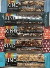 80 Assorted KIND BARS- 6-8g Protein Best Buy Date 7/2025 ***READ***
