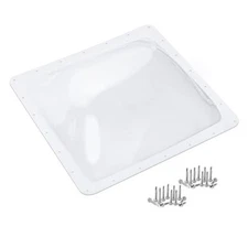  26" x 26" RV Skylight Replacement Outer Dome Fits RV Skylight 22" x 22" Clear
